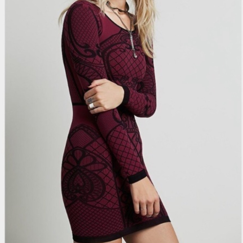Free People M/L Intimately Long Sleeve Dress